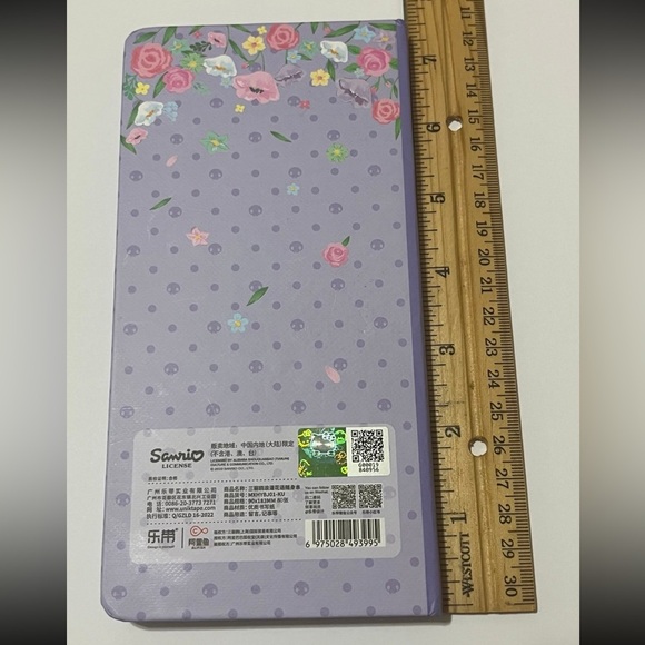 Kuromi Pocket Journal-Romantic Flower Series - Picture 6 of 7